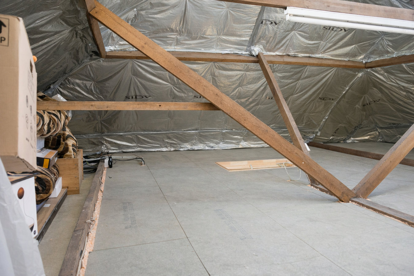 Attic insulation