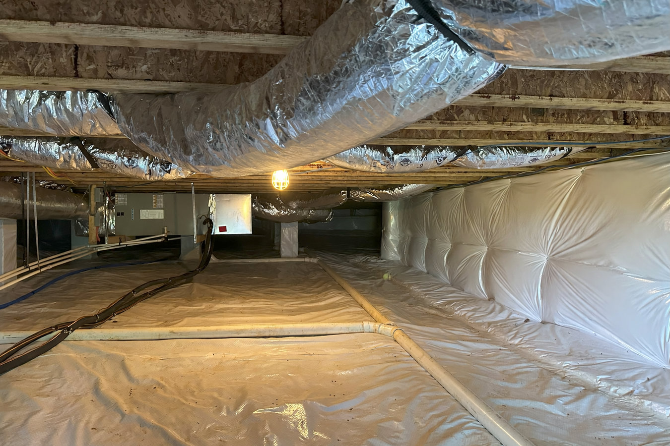 Crawl space insulation